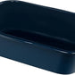 1 Pack of Extra Large Cat Litter Box (ABS Material), Low Entry Senior Litter Pen for Geriatric Kitty Big Cats, Jumbo Pet Safe Litter Boxes Tray for Pets Potty (Dark Blue, 20" L x 15.5" W)