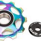 ZTTO Guide Pulley Bike Rear Derailleur Pulley Wheels, Colorful Aluminum Alloy 11T 13T CNC Road Bike Guide Roller Bicycle Derailleur 4mm 5mm 6mm for MTB, Road Bike
