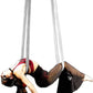 8.2ft 2.5m Aerial Straps Ropes Yoga Aerial Acrobatics Body Aerial Loop Trapeze Circus Apparatuses Equipment Three-Layer Straps 1 pairs