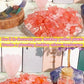 YATOJUZI Cherry Quartz Aquarium Gravel Rocks Bulk Wholesale Tumbled Crystals Stones Chips Crushed Reiki Energy Balancing Gemstones for Planters Vase Filler Fountain Fish Tank Potted Decor 0.44LB