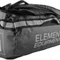 Element Equipment Trailhead Duffel Bag Shoulder Straps Waterproof Black/Grey Medium