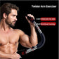 Twister Arm Exerciser,Adjustable Spring Workout Bar, Forearm Triceps Chest Enhanced Exercise Strengthener,Portable Home Fitness Equipment