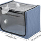 Puppy Nebulization Box, Small Pet Oxygen Inhalation, Cat and Dog Atomization Box Oxygen Inhalation Machine Dedicated Folding Atomization Box Pet Oxygen Therapy Cage for Cough Breathing Treatment Box