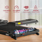 Treadmill with Incline, 3 in 1 Under Desk Treadmill Walking Pad with Removable Desk Workstation 3.5HP Foldable Compact Walking Treadmills for Home Small Office with Wristband Remote Control