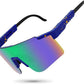 MALIDAK Sports Sunglasses for Mens Women Youth Baseball Sunglasses UV400 Protection Men Cycling Glasses