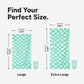 Dock & Bay Beach Towel - Quick Dry, Sand Free - Compact, Lightweight - 100% Recycled - Includes Bag - Check Mate - Extra Large (200x90cm, 78x35)