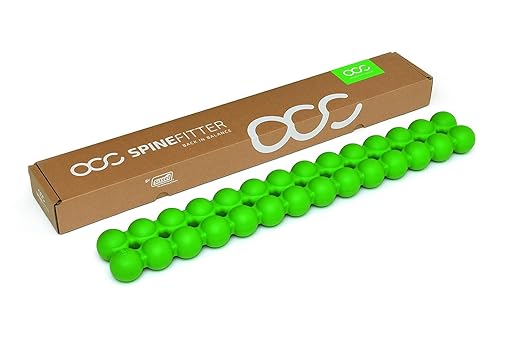 Spinefitter by Sissel, Back Stretcher for Lower-Back Pain Relief, Back-Cracking Device, Back Cracker, Upper- and Lower-Back Stretcher, Back Decompression Device, Lumbar Stretcher, Green