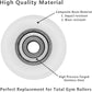 Upgraded Set of 4 Rollers Kit Replacement for Total Gym Wheels/Rollers, Fits for Gym Models 2000, 3000, Some 3000 XL, and a Few Very Early XL (White)