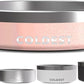 Coldest Dog Bowl - Anti Rust Metal, Non Slip, 3 Layers Insulated Stainless Steel Dog Bowls - Spill Proof & Heavy Duty - Water Bowl for Dogs, Cats & Pets, Dish Washer Safe (21 oz, Forever Pink Glitter)