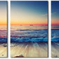 Wieco Art 3 Piece Sea Waves Canvas Prints Modern Seascape Artwork Landscape Pictures Paintings on Stretched Canvas Wall Art for Living Room Home Decorations