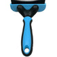 Large Pet Grooming Brush - Deshedding Dematting Tool, Undercoat Deshedding for Dogs & Cats, Extra-Wide and Curved Grooming Brush & Deshedder Comb for Long Hair, Reduces Shedding