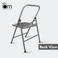 California Wellness Backless Yoga Chair with Yoga Book | Portable Folding Chair | Iyengar Yoga Chair | Flexibility & Strength Training Tool | Yoga Chairs for Adults | Supports Balance Handstand