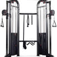 Titan Fitness Functional Trainer Cable Crossover Machine, 200 LB Double Weight Stack, 2:1 Cable Pull Station, Home Gym Workout Weight Training Machine with Attachments