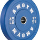 2 Inch Bumper Plates，10-500lbs，Barbell Rubber Olympic Weight Plates Set for Home Gym, Strength Training & Weight Lifting, Multiple Options Colors