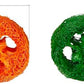 15 Pcs Fruit Flavored Loofah Slices Rabbit Chew Toys Guinea Pig Chew Toys Small Pet Chews Bunny Toys for Teeth Rabbit Toys
