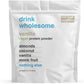 drink wholesome Vegan Vanilla Almond Protein Powder | for Sensitive Stomachs | Additive & Dairy Free | No Artificial Sweeteners | No Bloating, Farts or Gas | No Constipation or Diarrhea