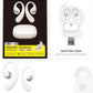 Baseus Eli Sport 2 Open-Ear Headphones Wireless Earbuds,Secure Earhook Sport Design,Ultra-Comfort,4-Mic Clear Calls, IP57 Waterproof,45H Play, Bluetooth 6.0 Earhook Fit Running Workout Gym -White