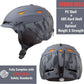 Ski and Snowboard Helmet - Active Ventilation, Audio Compatible Snow Sports Luxury Helmet With ASTM Standard Safety for Men, Women and Youth