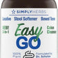 Dr. Schulze's Easy GO Bowel Mover - Formulated Gentle Laxative, Colon Toner & Stool Softener | 100% Plant Natural Bowel Cleanse - Promotes Regular & Complete Bowel Movements - 50 Count Vegan