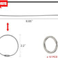 STURME 12pcs Carabiner Clip 3" Small Durable Carabiner Keychain Carabeaner Hooks
