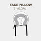 Universal-Size Ergonomic Crescent Memory Foam Face Cushion 632 for Massage Table Chair Headrest (Face Cushion Only) (Memory Foam, Gray)