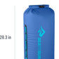 Sea to Summit Big River Dry Bag, Heavy-Duty Dry Storage, 65 Liter, Surf Blue