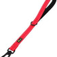 PLUTUS PET Short Training Dog Leash with Padded Handle for Medium Large Big Dogs,18 Inch Heavy Duty Strong Traffic Leash with Carabiner Clip for Climbing Walking or Guiding Blind（18”，Red