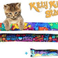 Kitty Kick Stix 15" Original Catnip Kicker Toy (Set of 2), Handmade in USA by Cat Lovers, Interactive Natural Cat & Kitten Toy, Packed with 100% Potent Catnip for All Breeds (15" +6" Combo)