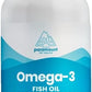 Wild-Caught Omega 3 Fish Oil for Dogs & Cats, Liquid EPA DHA Supplement for Skin, Coat, Joints & Heart, Low-Odor Omega 3 Drops for Small Dog Breeds & Cats with Itchy Skin, 16 oz
