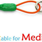 Petest 15ft Tie-Out Cable with Crimp Cover for Medium Dogs Up to 60 Pounds DarkGreen & Orange