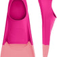 Gintenco Swim Fins, Kids Swim Training Fins for Lap Swimming, Travel Size Flippers with Mesh Bag, Silicone Swimming Fins for Kids Teens Adults Women Men