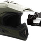 MMG Adult Motorcycle Off Road Helmet DOT - MX ATV Dirt Bike Motocross UTV - with Goggles