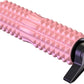New Upgrade Bracket Foam Roller, 21 Inch Firm Deep Tissue Muscle Massager for Back Leg Pain & Sore Muscles (Pink)