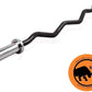 Chong Olympic Barbell 47Inch-4FT-350lb /86Inch-7FT-1500lb EZ Curl Weight Bar, Capacity Chrome Barbells for Gym Home Strength Training,Weightlifting,Power Lifting