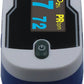 Concord Fingertip Deluxe OLED Pulse Oximeter with 6 way Reversible Display - Blood Oxygen Saturation Monitor with Carrying Case, Batteries and Lanyard - Easy to Use, Accurate SpO2 (Sapphire Blue)