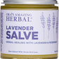 Ora's Amazing Herbal, Lavender Salve Balm, Drawing Salve with Lavender Essential Oil, Natural Skin Moisturizers, Repair Ointment for Irritated Skin, Aromatherapy for Relaxation Massage 4 oz