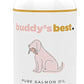 Salmon Oil for Dogs & Cats – Omega 3 Supplement with EPA & DHA | 100% Norwegian Fish Oil | Odorless, Human-Grade | Skin, Coat & Joint Support | 32 oz | Buddy’s Best