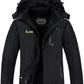 MOERDENG Women's Waterproof Ski Jacket Warm Winter Snow Coat Mountain Windbreaker Hooded Raincoat Jacket