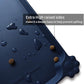 Hoki Found X-Large Silicone Pet Feeding Mats - Non Slip Dog Cat Bowl Mats - Waterproof, Suitable for Carpet - French Navy
