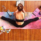 YOGA DESIGN LAB | The Combo Yoga Mat | 2-in-1 Mat+Towel | Eco Luxury | Ideal for Hot Yoga, Power, Bikram, Ashtanga, Sweat | Studio Quality | Includes Carrying Strap!