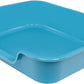 1 Pack of Extra Large Cat Litter Box (ABS Material), Low Entry Senior Litter Pen for Geriatric Kitty Big Cats, Jumbo Pet Safe Litter Boxes Tray for Pets Potty (Light Blue, 24" L x 20" W)