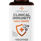 LifeSeasons Clinical Immunity - Daily Boost - Immune System Booster - Pre + Probiotics - Increases Antibodies & Immune Cells - Elderberry, Zinc, Natramune & Vitamin C + D3-60 Capsules