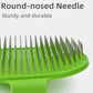 4-Pack Silicone Cat Brush Set, Pet Scratcher and Massager – Adjustable Pet Deshedding Brush, Bath Brush for Cats and Dogs, Suitable for Furniture Legs & Corners (Needle Style - 2PCS (Blue + Green))
