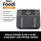 Ninja DZ201 Foodi 8 Quart 6-in-1 DualZone 2-Basket Air Fryer with 2 Independent Frying Baskets, Match Cook & Smart Finish to Roast, Broil, Dehydrate & More for Quick, Easy Meals, Grey
