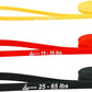 LEZER Resistance Bands - Pull Up Bands for Home Gym Fitness, Stretching, Physical Therapy & Training - Includes Instruction