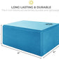 Sunshine Yoga 4" Yoga Block, 10 Pack Bulk EVA Foam Yoga Blocks, Firm and Supportive Yoga Brick, Balance Foam for Stretching, Pilates, and Workout, 4" x 6" x 9"