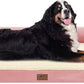Orthopedic Washable Large Dog Bed, Pink Dog Beds with Removable Cover, Large XXXL Pet Dogs with Bolster, Washable Dogs Beds Sofa with Orthopedic Egg Foam for Medium Large Pet