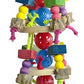 Deloky Large Parrot Toys - Natural Wood Large Bird Chewing Toys Suggested for Macaws cokatoos,African Grey and a Variety of Large Amazon Parrots