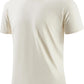 Mens Seamless Workout T-Shirts Lightweight Moisture Wicking Running Hiking Camping Tennis Pickleball Shirts for Men