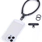 project-cb Phone Wrist Strap×1,Phone Tether Tab×2,Phone Wristlet,Phone Lanyard Wrist Strap,Key Holder,Keychain,Key Ring×2 (Black)
